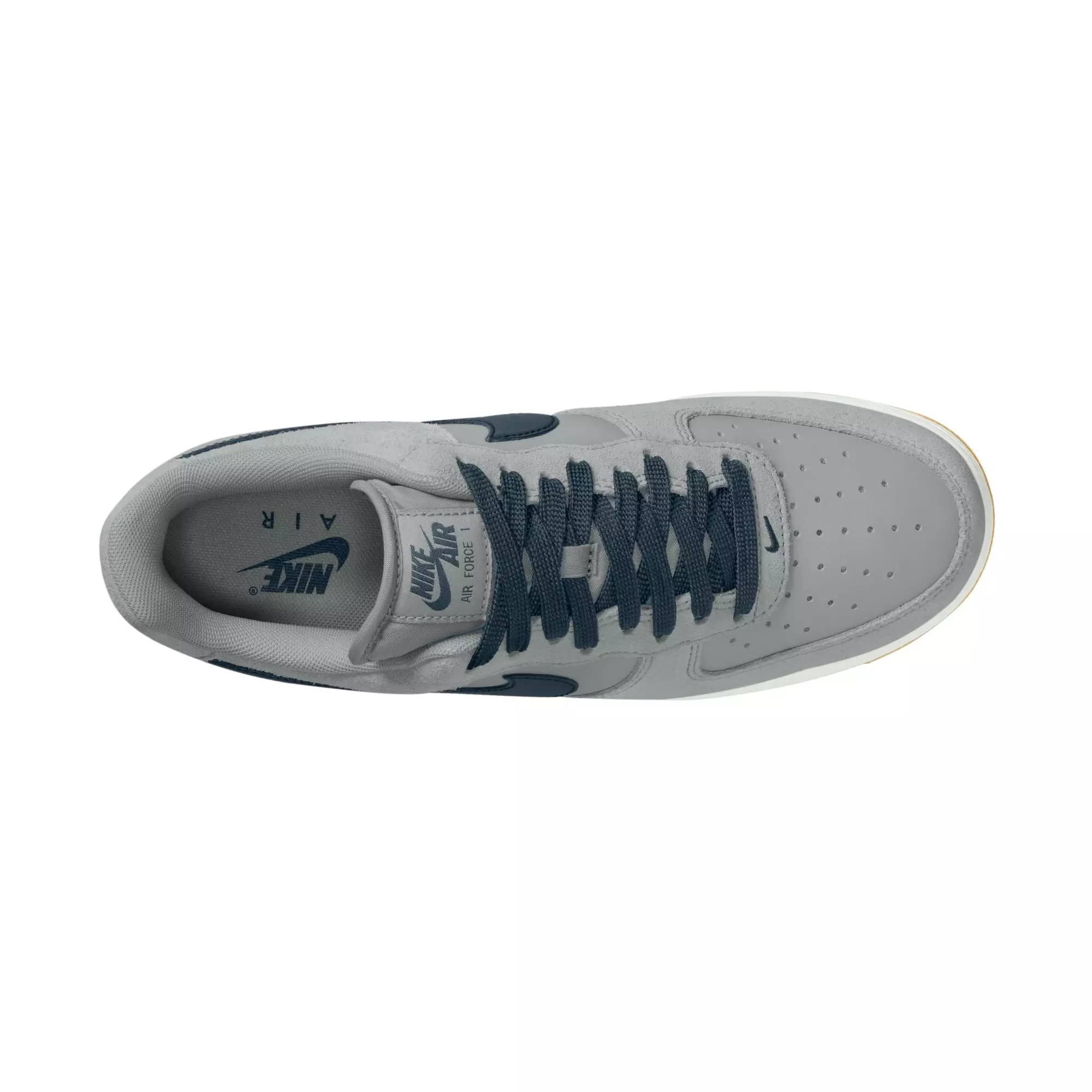 Nike Air Force 1 '07 LV8 "Lt Smoke Grey/Armory Navy" Men's Shoe - GREY/NAVY