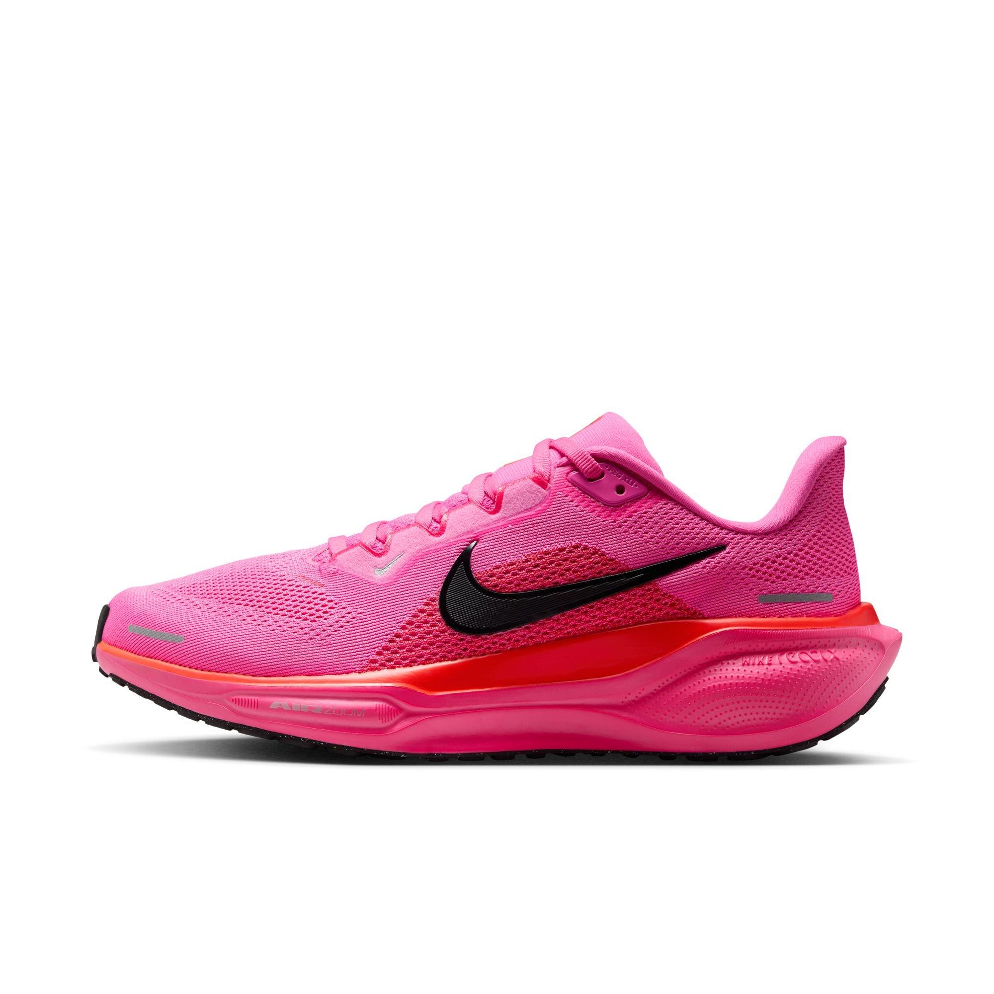 Nike Pegasus 41 "Playful Pink/Off Noir/Hyper Pink" Women's Road Running Shoe - PINK Thumbnail View 3