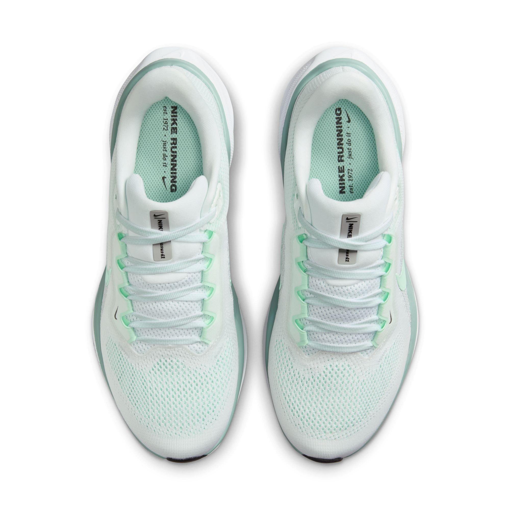 Nike Pegasus 41 "White/Mint Foam/Pure Platinum/Cannon" Women's Road Running Shoe - WHITE/MINT Thumbnail View 6