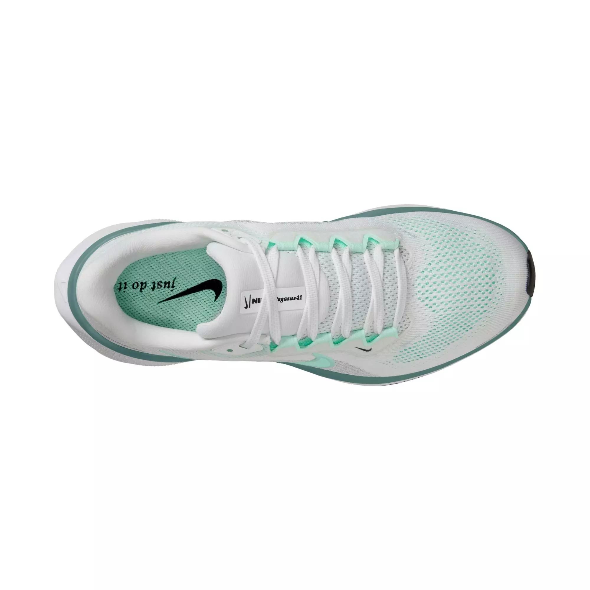 Nike Pegasus 41 "White/Mint Foam/Pure Platinum/Cannon" Women's Road Running Shoe - WHITE/MINT