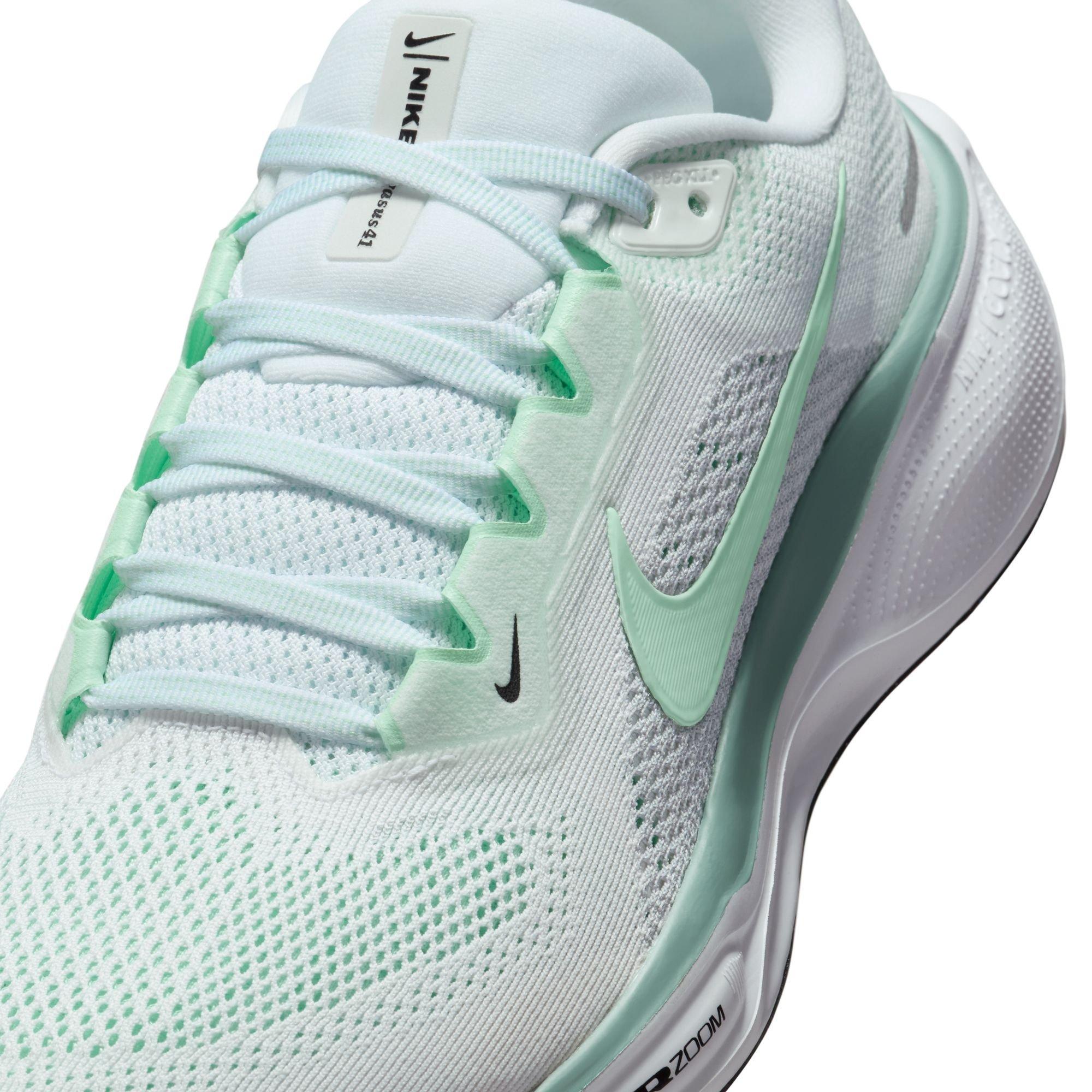Nike Pegasus 41 "White/Mint Foam/Pure Platinum/Cannon" Women's Road Running Shoe - WHITE/MINT Thumbnail View 10
