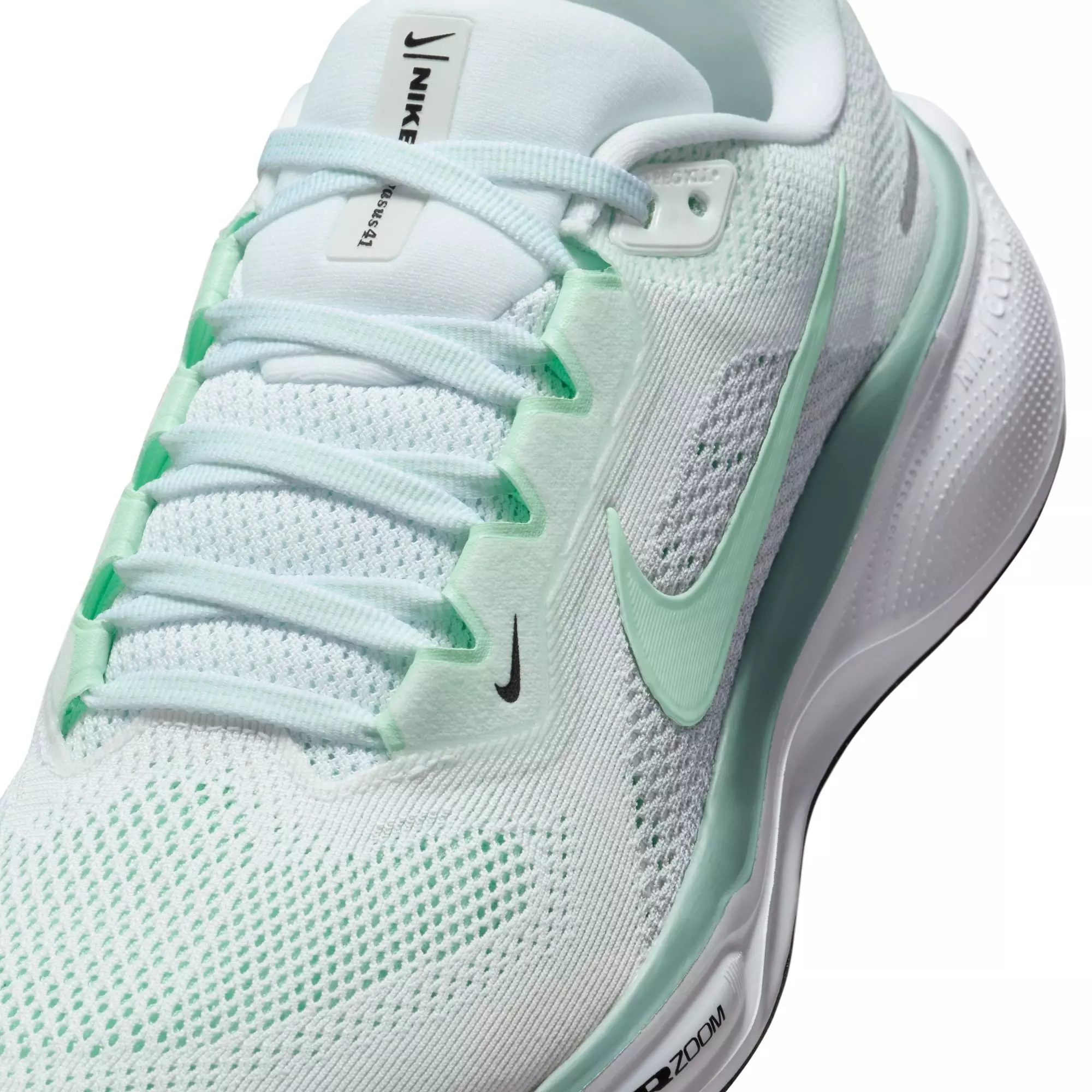Nike Pegasus 41 "White/Mint Foam/Pure Platinum/Cannon" Women's Road Running Shoe - WHITE/MINT