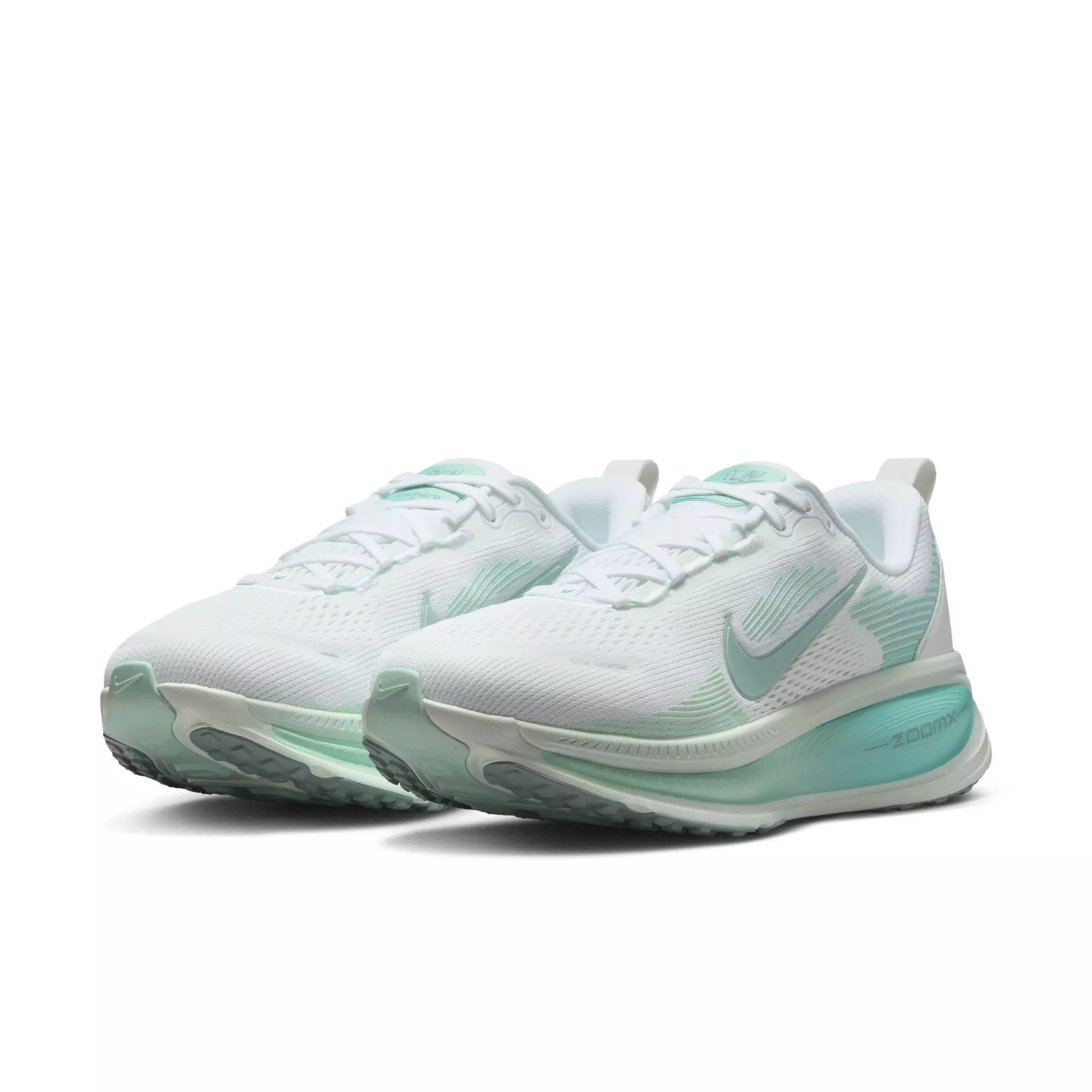 Nike Vomero 18 "White/Cannon/Bleached Turq/Mint Foam" Women's Road Running Shoe - WHITE/MINT