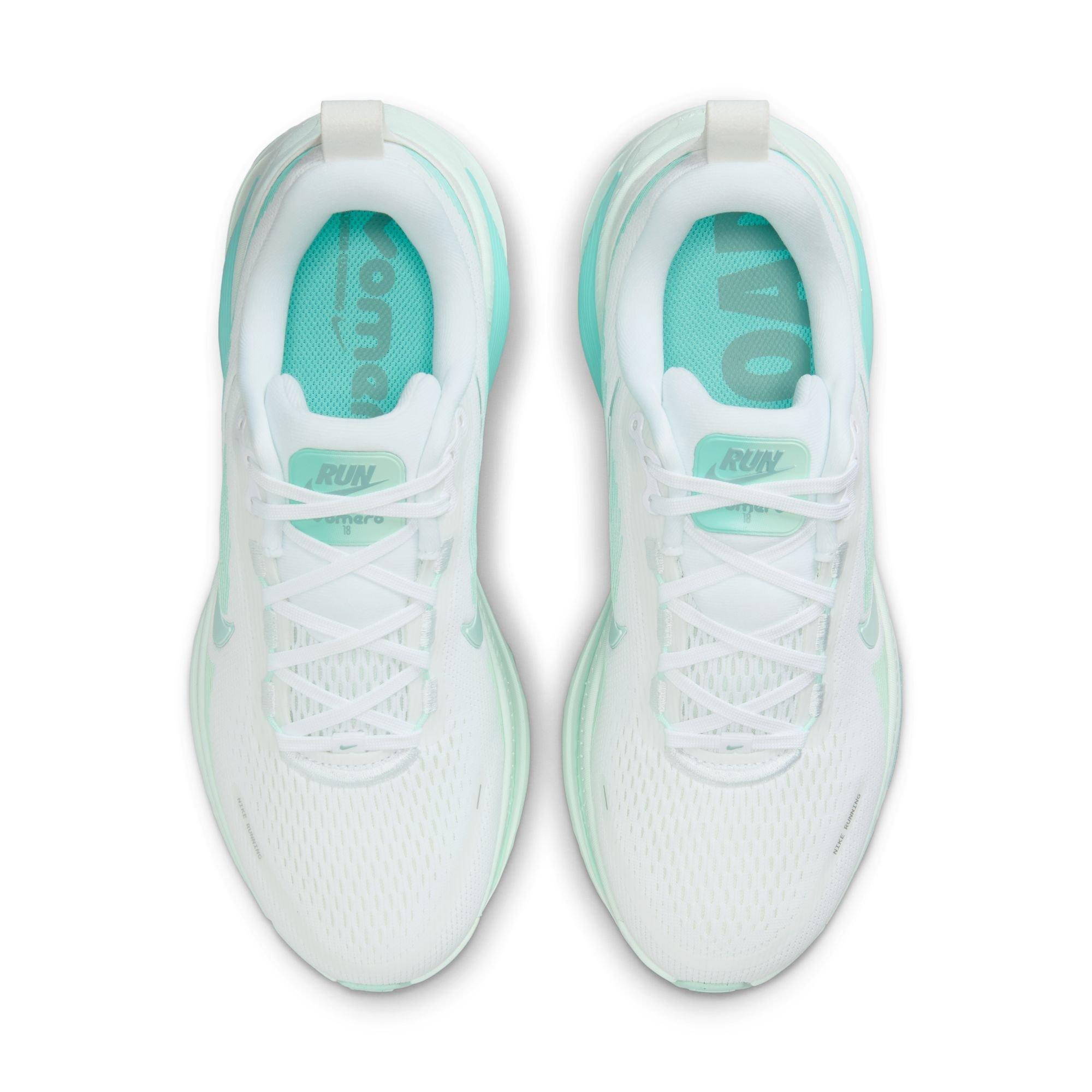 Nike Vomero 18 "White/Cannon/Bleached Turq/Mint Foam" Women's Road Running Shoe - WHITE/MINT Thumbnail View 6