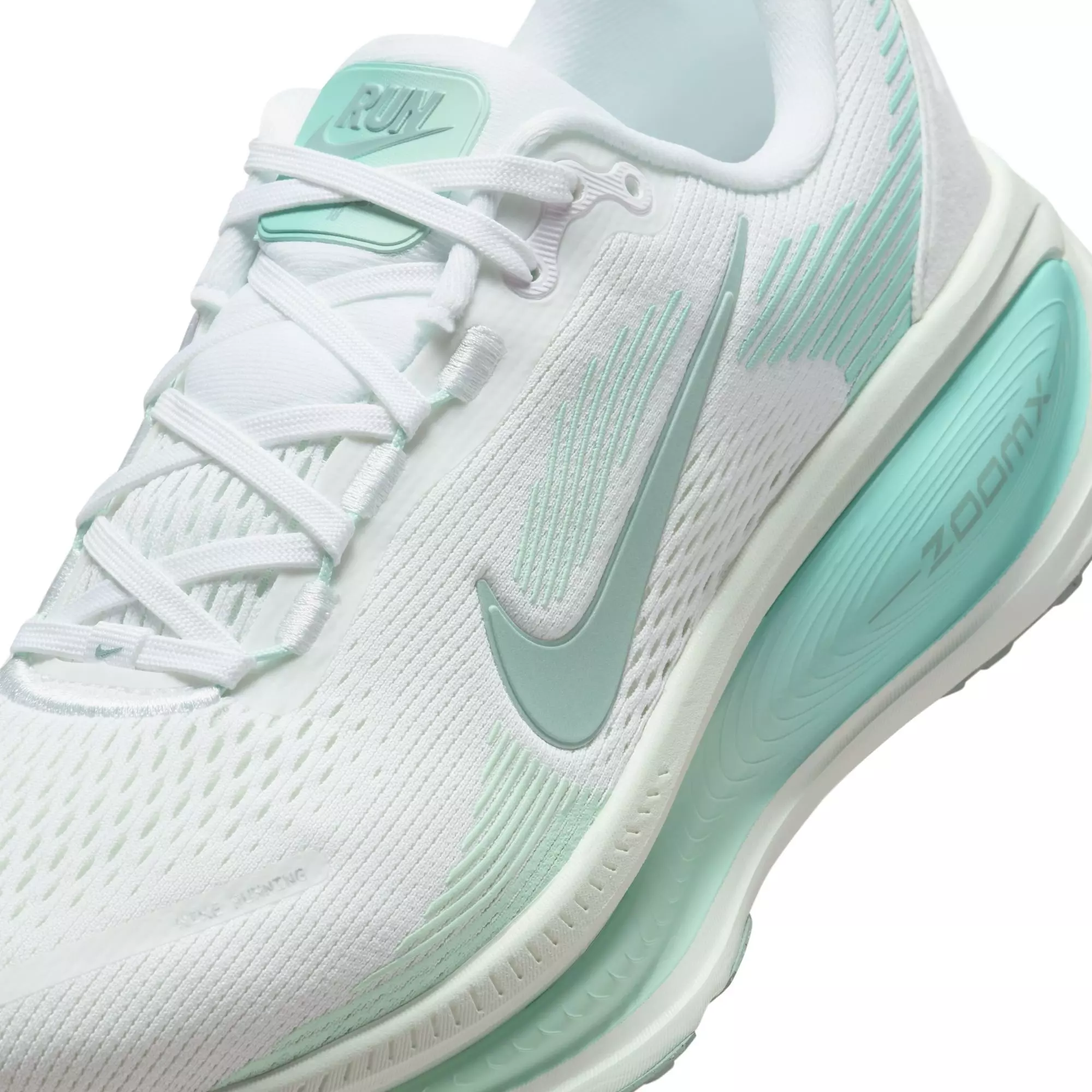 Nike Vomero 18 "White/Cannon/Bleached Turq/Mint Foam" Women's Road Running Shoe - WHITE/MINT