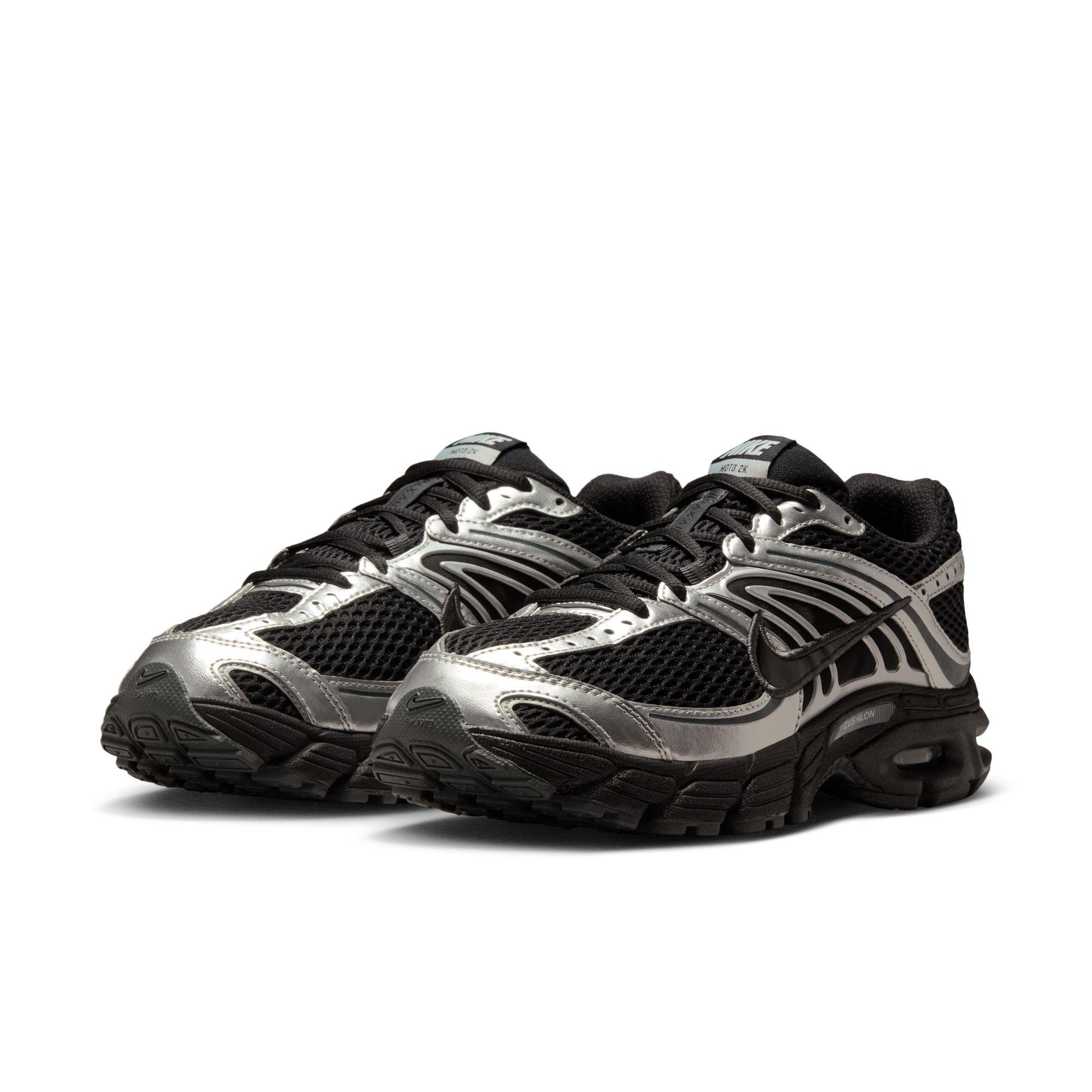 Nike Air Max Moto 2K "Black/Metallic Silver/Anthracite" Women's Shoe - BLACK/SILVER Thumbnail View 7