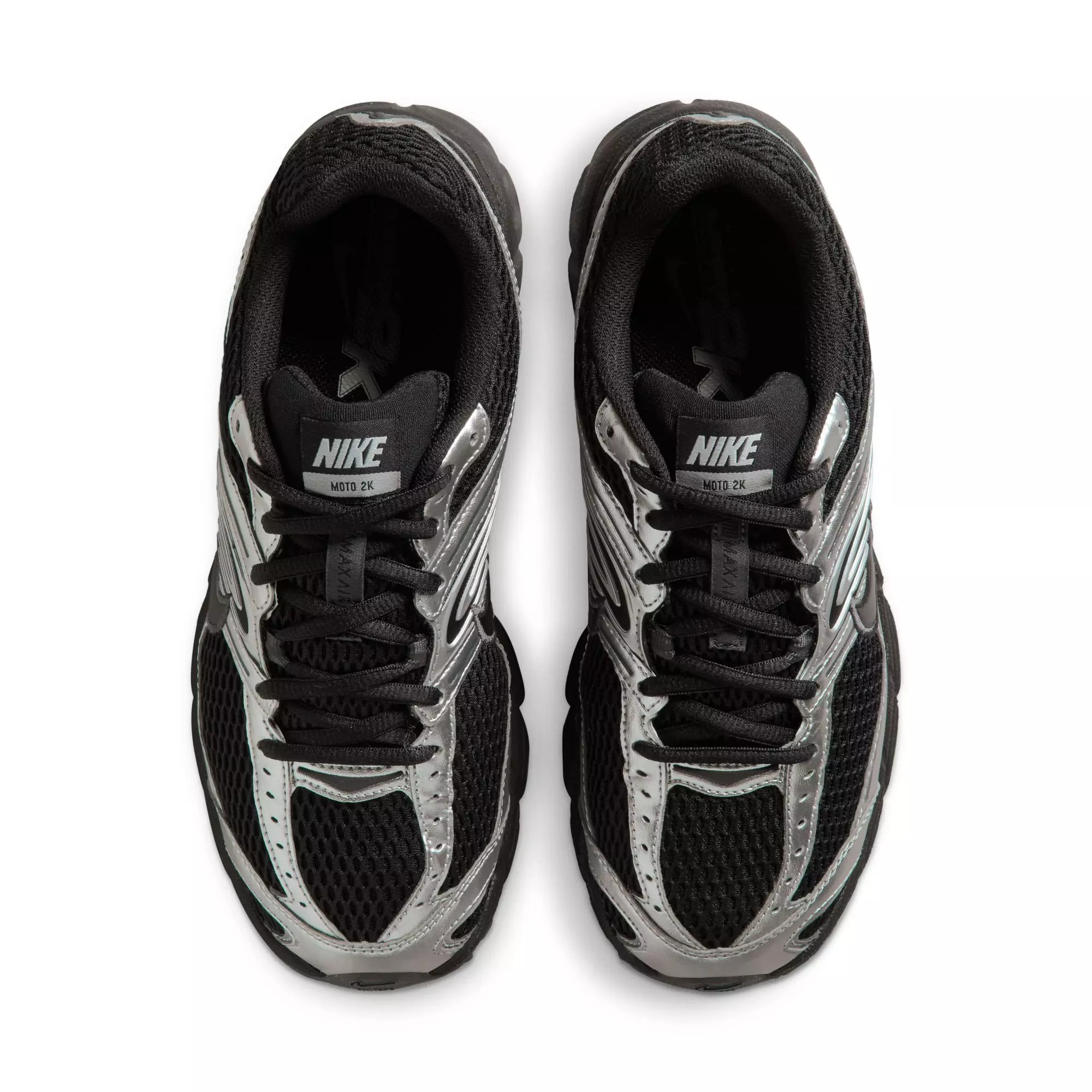 Nike Air Max Moto 2K "Black/Metallic Silver/Anthracite" Women's Shoe - BLACK/SILVER