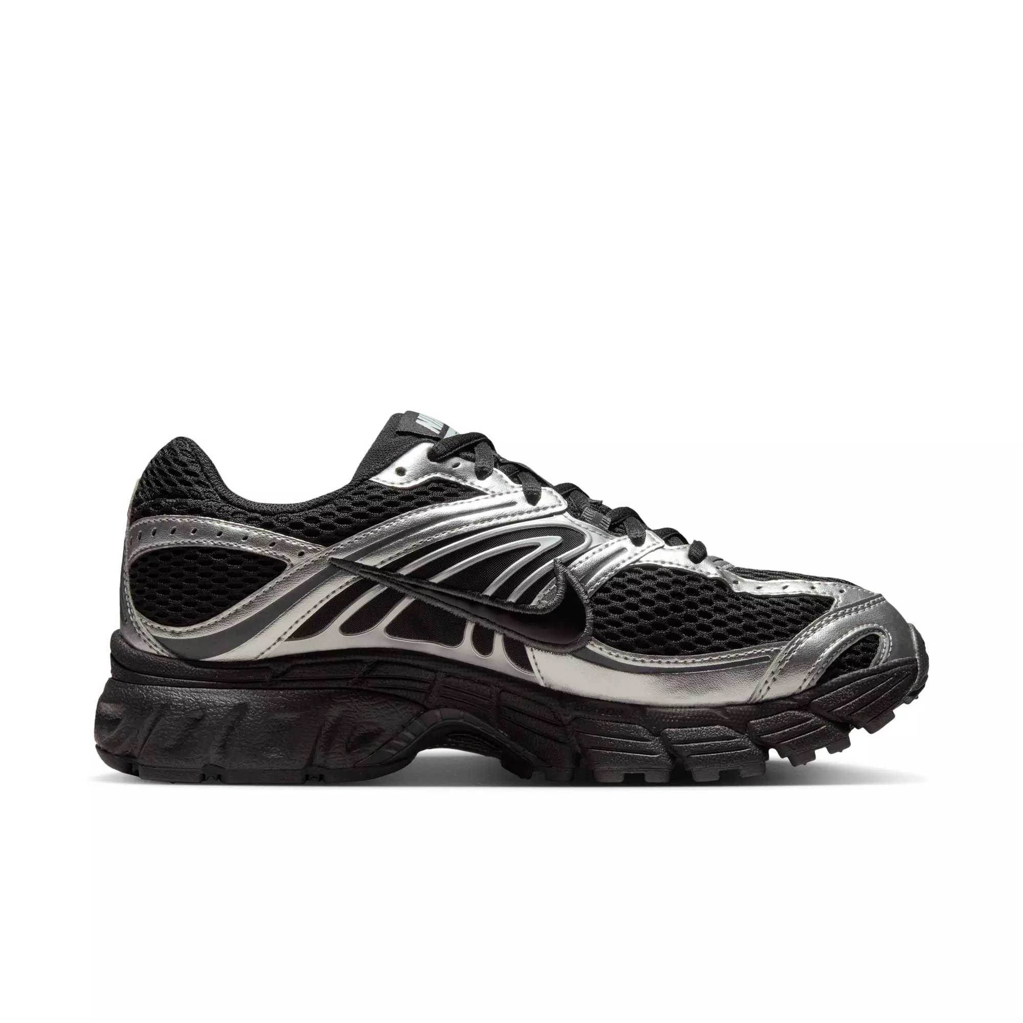Nike Air Max Moto 2K "Black/Metallic Silver/Anthracite" Women's Shoe - BLACK/SILVER