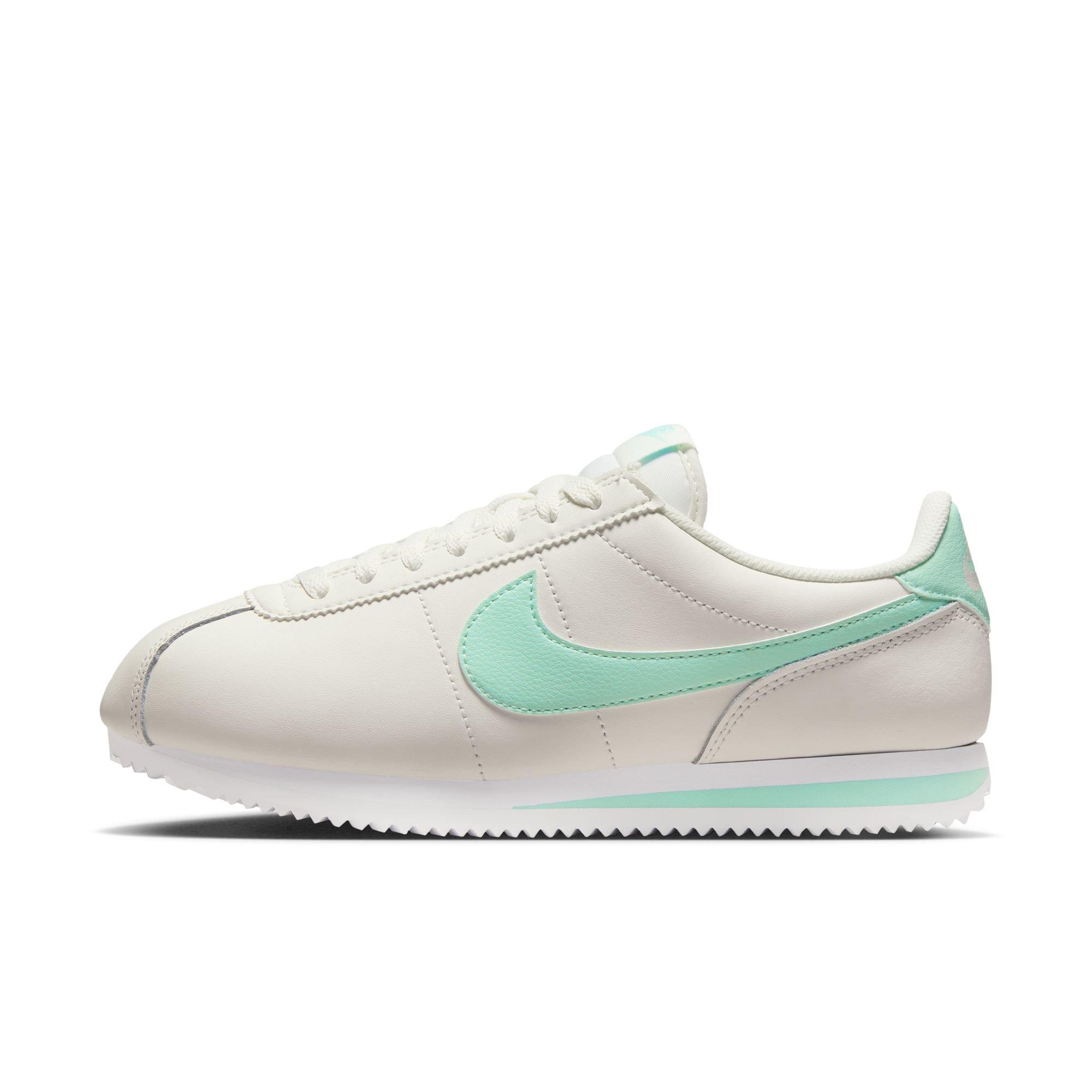 Nike Cortez Leather "Sail/Mint Foam/White" Women's Shoe - SAIL Thumbnail View 3