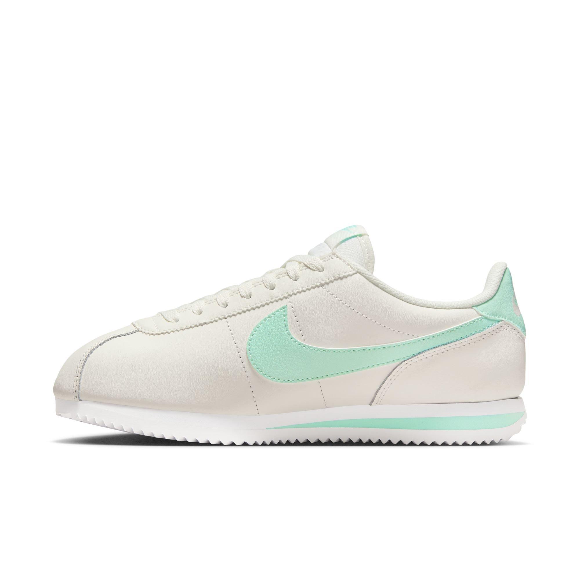 Nike Cortez Leather "Sail/Mint Foam/White" Women's Shoe - SAIL Thumbnail View 4