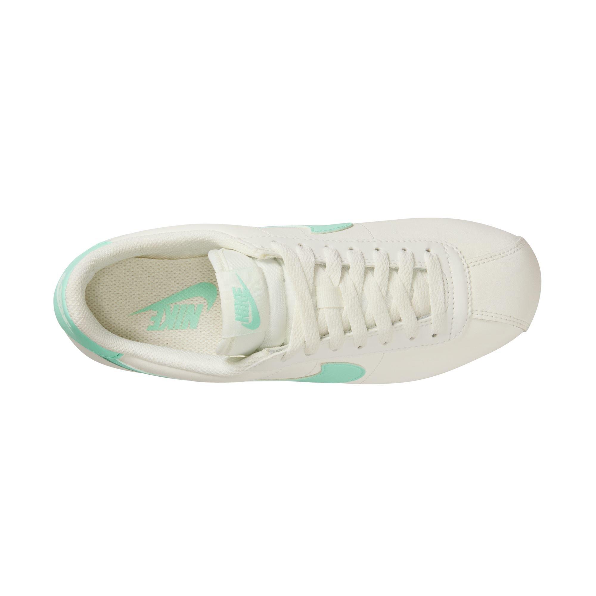 Nike Cortez Leather "Sail/Mint Foam/White" Women's Shoe - SAIL Thumbnail View 8