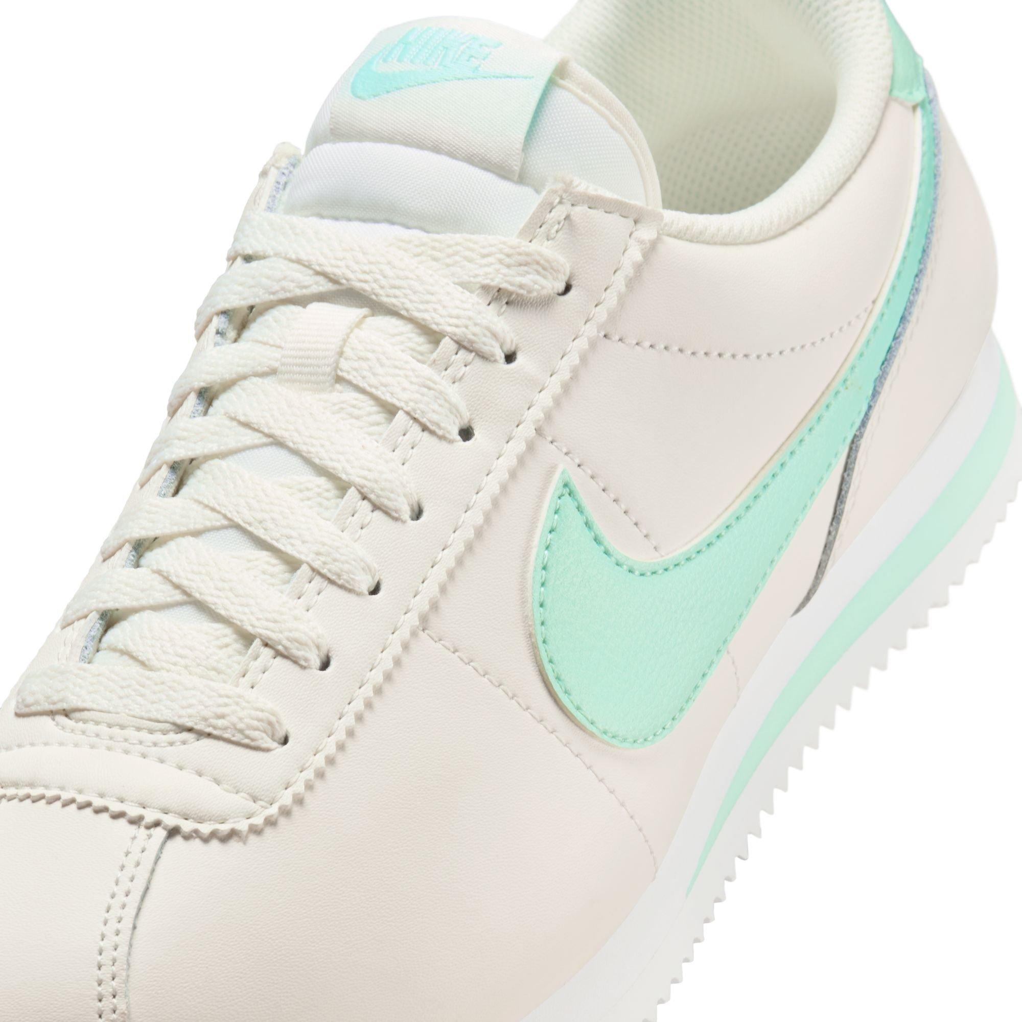 Nike Cortez Leather "Sail/Mint Foam/White" Women's Shoe - SAIL Thumbnail View 10
