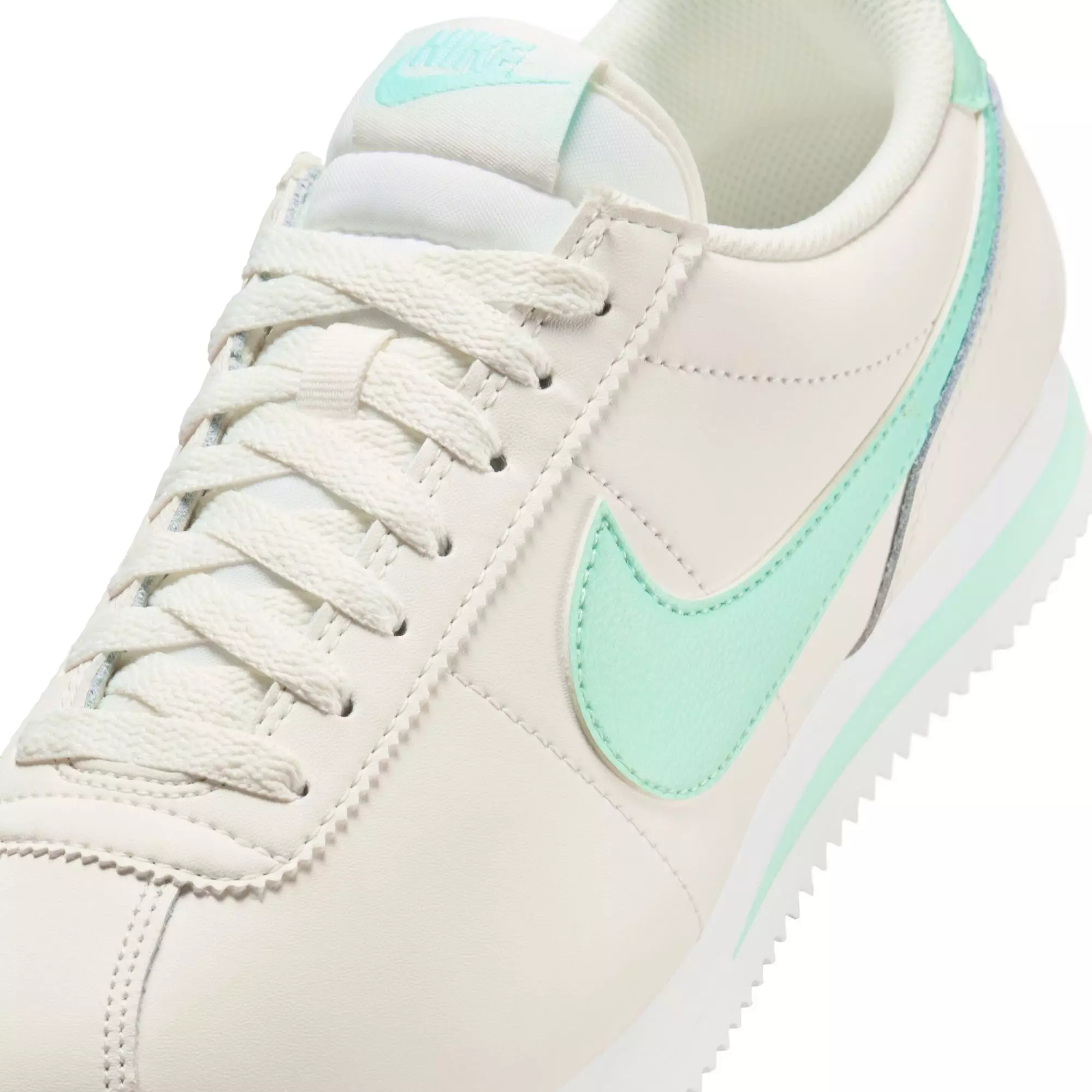 Nike Cortez Leather "Sail/Mint Foam/White" Women's Shoe - SAIL