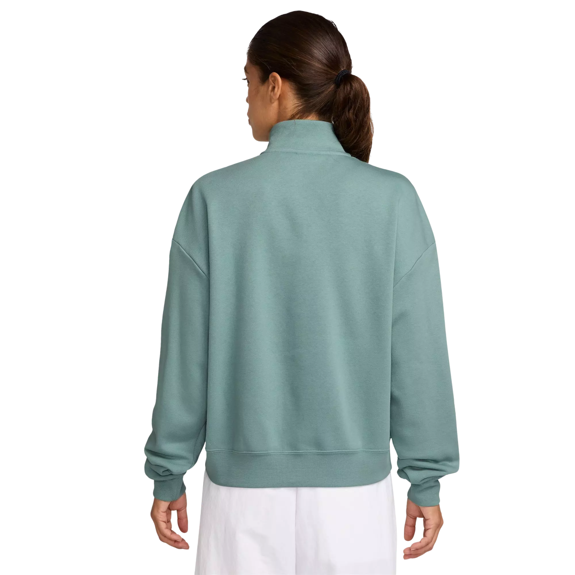 Nike Women's Sportswear Club Fleece Loose Track Jacket - LT GREEN