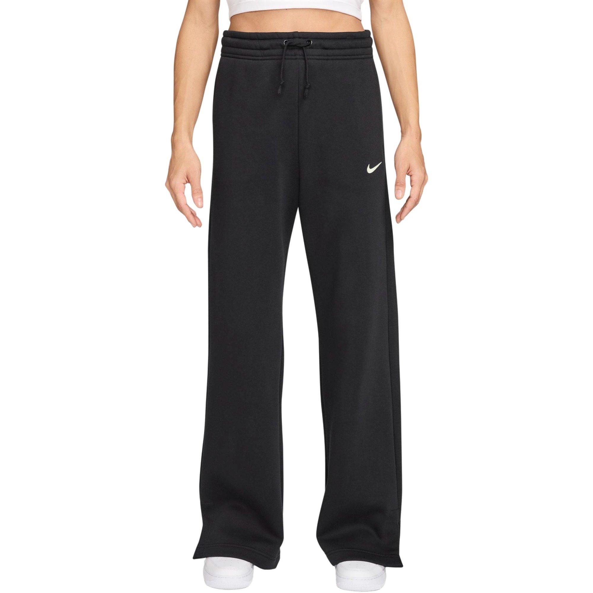 Nike Women's Sportswear Phoenix Fleece High-Waisted Pants-Black - BLACK Thumbnail View 1