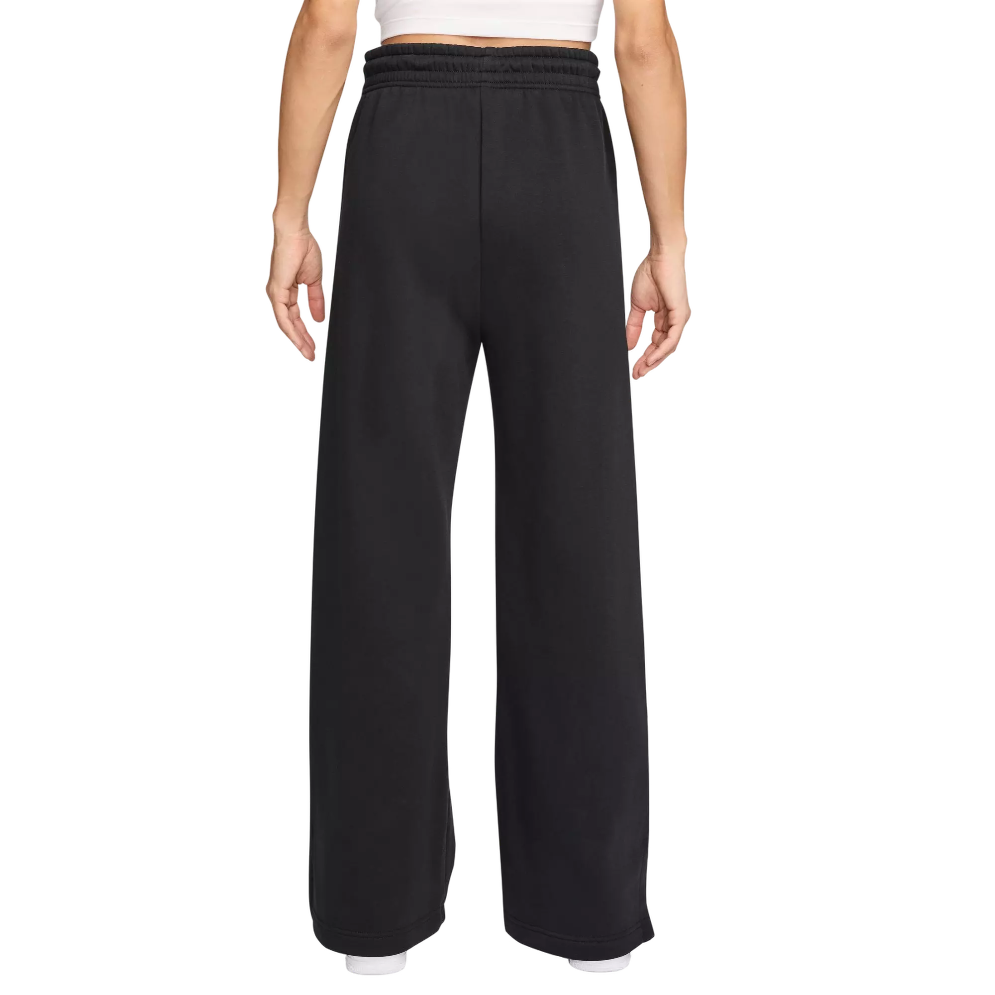 Nike Women's Sportswear Phoenix Fleece High-Waisted Pants-Black - BLACK