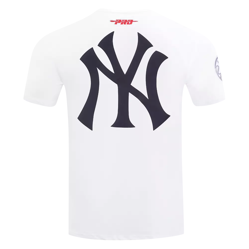 Pro Standard New York Yankees White Cement Short Sleeve Tee-White - WHITE