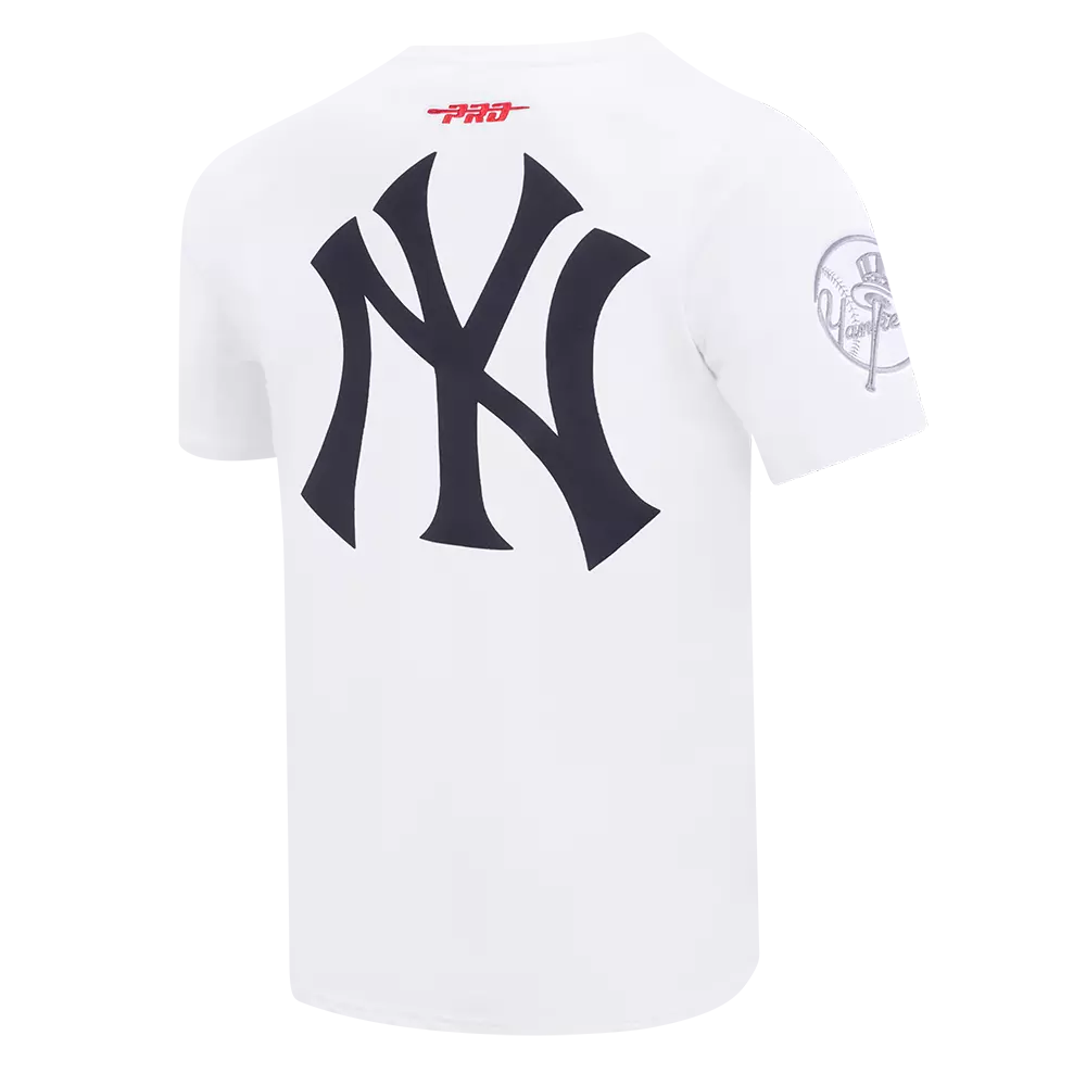 Pro Standard New York Yankees White Cement Short Sleeve Tee-White - WHITE