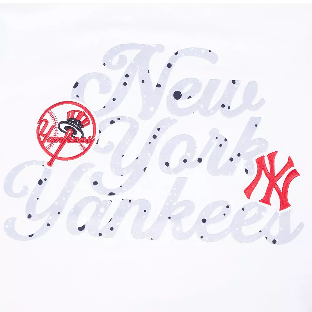 Pro Standard New York Yankees White Cement Short Sleeve Tee-White - WHITE