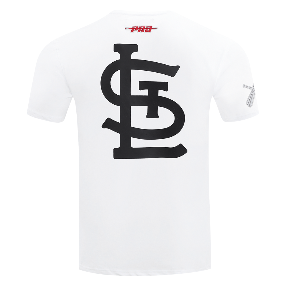 Pro Standard St. Louis Cardinals White Cement Short Sleeve Tee-White - WHITE Thumbnail View 2