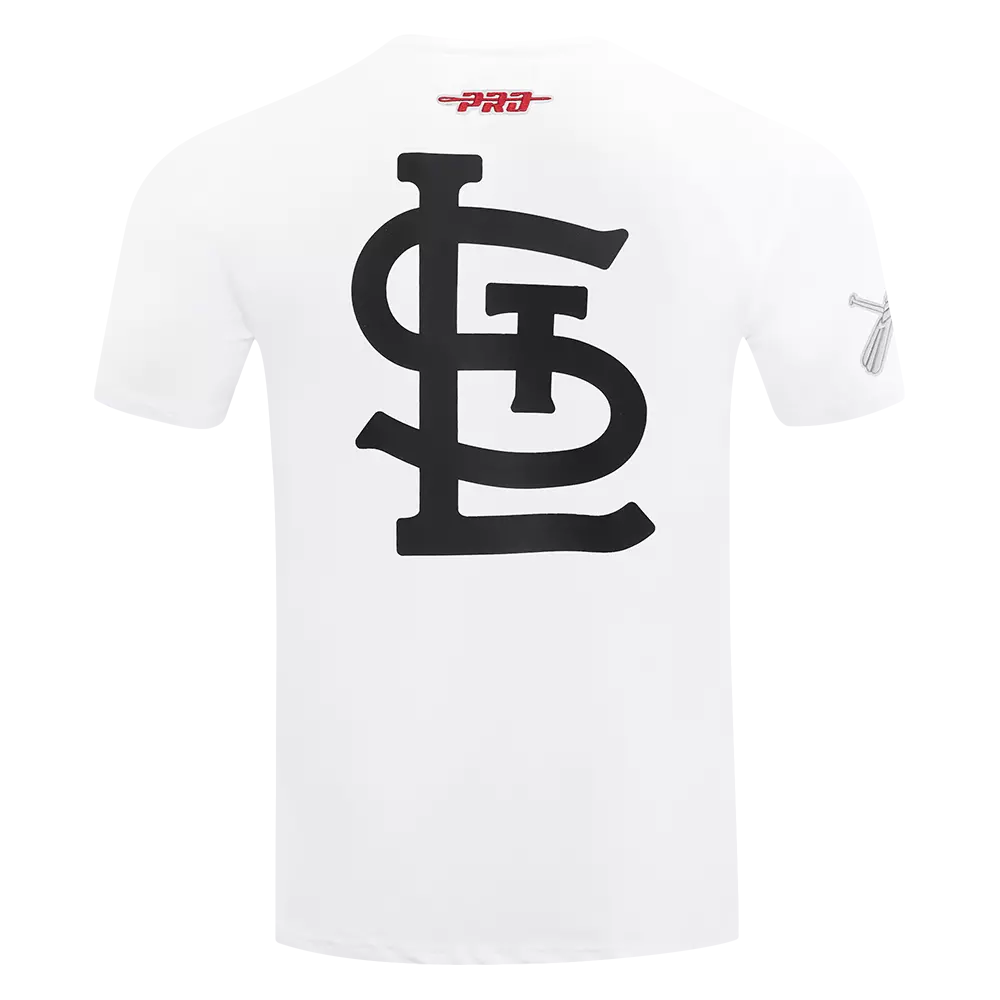 Pro Standard St. Louis Cardinals White Cement Short Sleeve Tee-White - WHITE