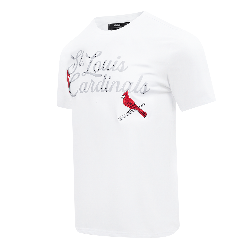 Pro Standard St. Louis Cardinals White Cement Short Sleeve Tee-White - WHITE Thumbnail View 3