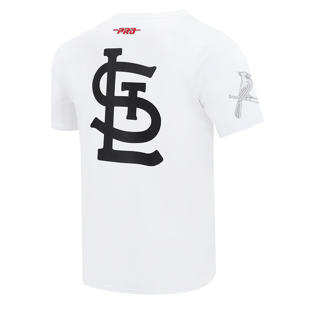 Pro Standard St. Louis Cardinals White Cement Short Sleeve Tee-White - WHITE Thumbnail View 4