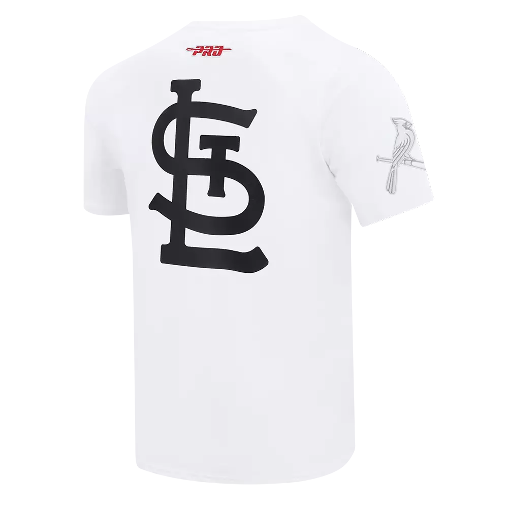 Pro Standard St. Louis Cardinals White Cement Short Sleeve Tee-White - WHITE