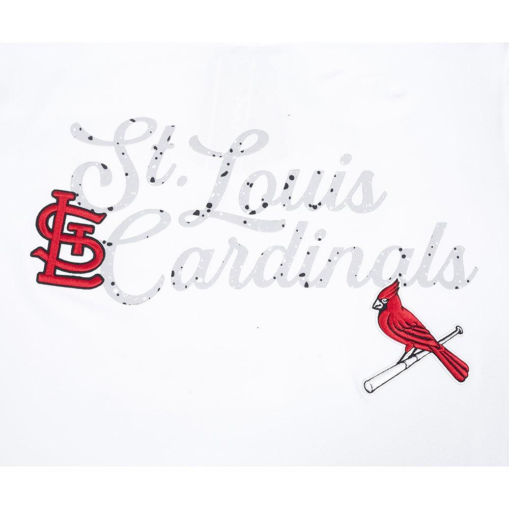 Pro Standard St. Louis Cardinals White Cement Short Sleeve Tee-White - WHITE Thumbnail View 6