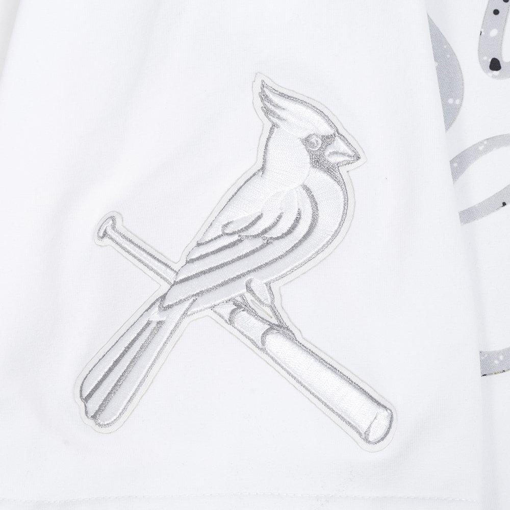 Pro Standard St. Louis Cardinals White Cement Short Sleeve Tee-White - WHITE Thumbnail View 5