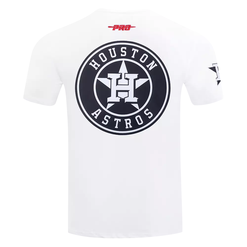 Pro Standard Houston Astros White Cement Short Sleeve Tee-White - WHITE