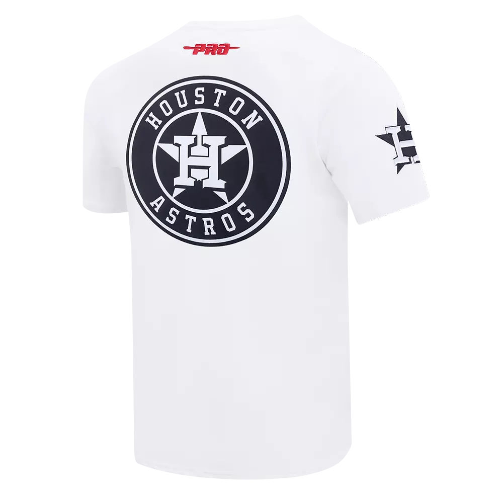 Pro Standard Houston Astros White Cement Short Sleeve Tee-White - WHITE