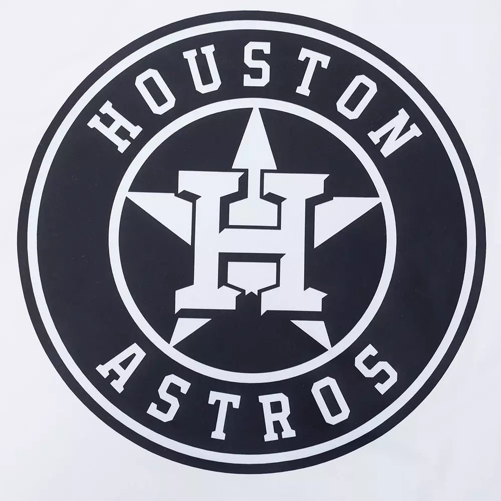 Pro Standard Houston Astros White Cement Short Sleeve Tee-White - WHITE