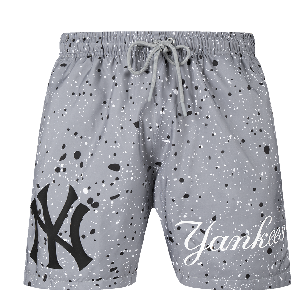 Pro Standard New York Yankees White Cement Shorts-Grey - GREY Thumbnail View 1