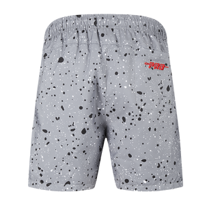 Pro Standard New York Yankees White Cement Shorts-Grey