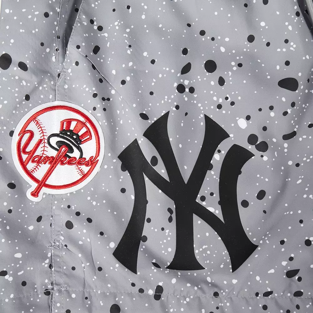 Pro Standard New York Yankees White Cement Shorts-Grey - GREY