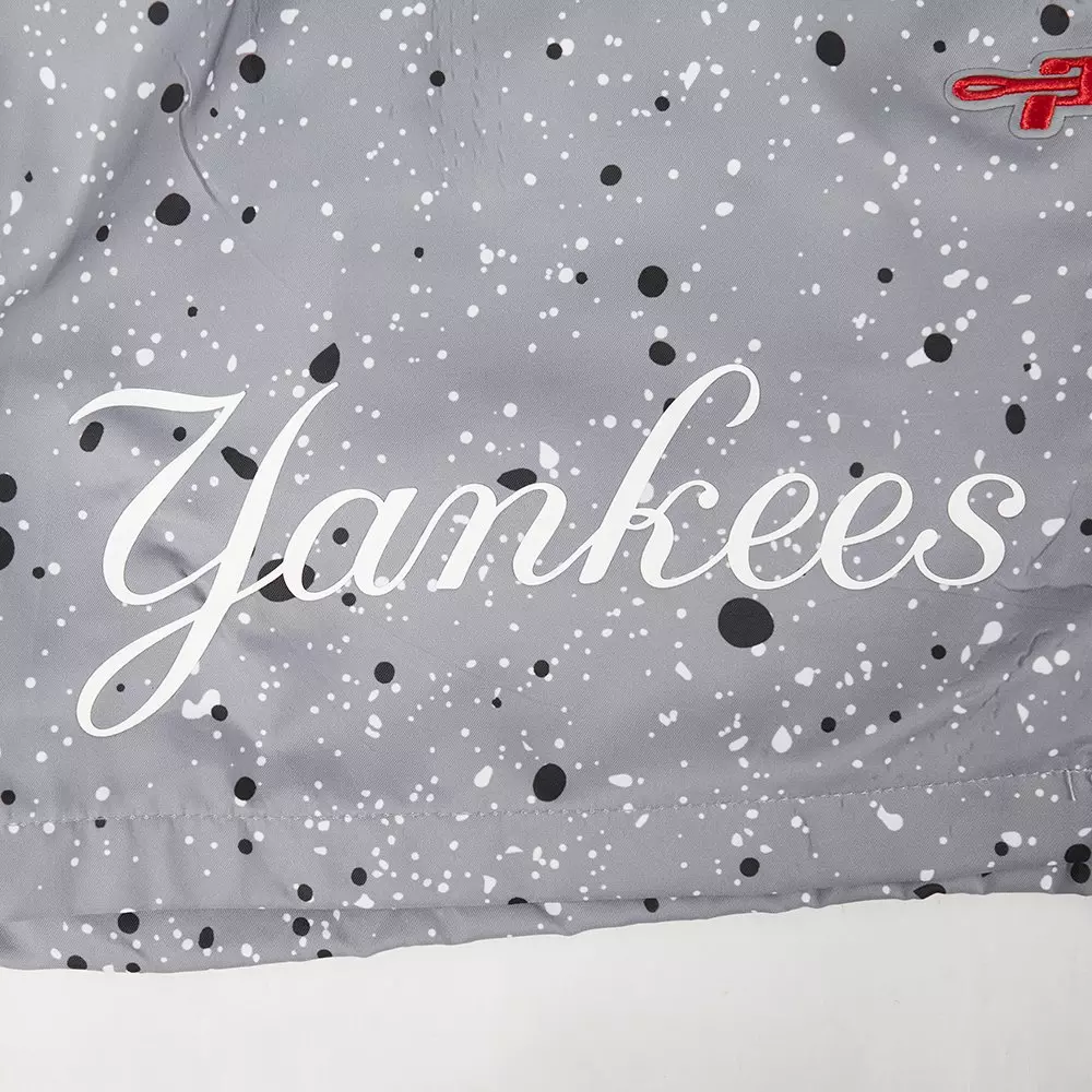 Pro Standard New York Yankees White Cement Shorts-Grey - GREY