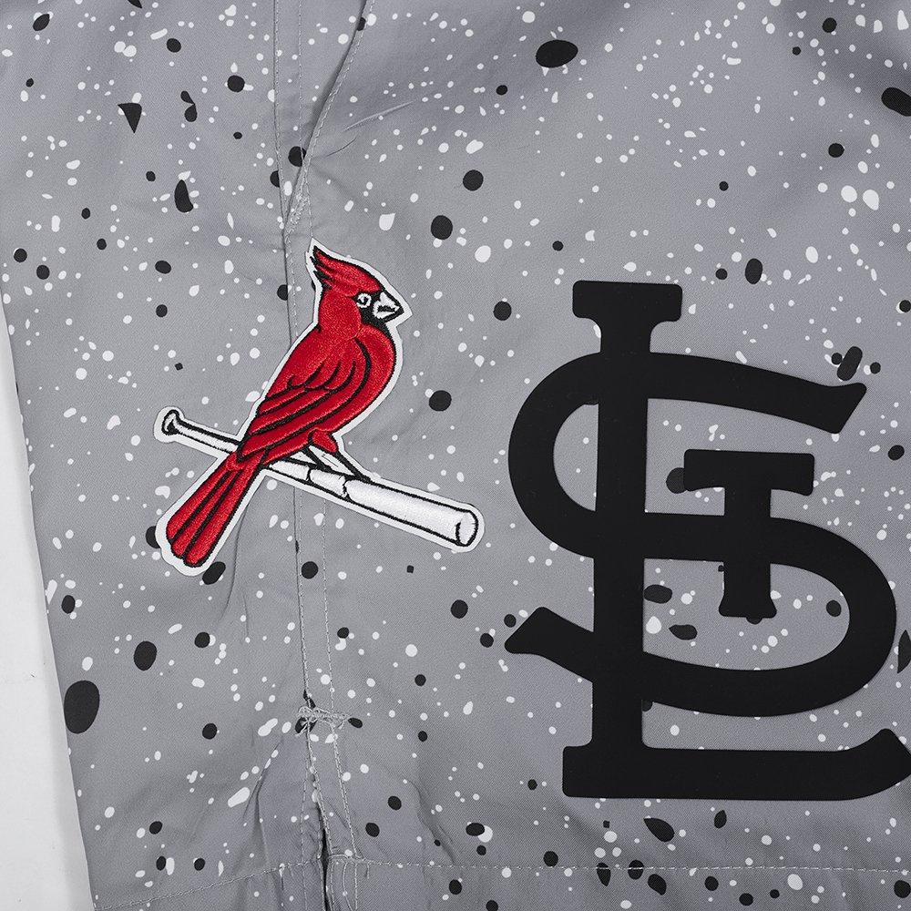 Pro Standard St. Louis Cardinals White Cement Shorts-Grey - GREY Thumbnail View 5