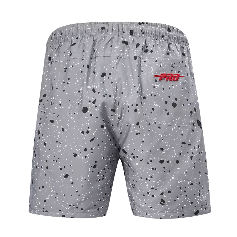 Pro Standard Atlanta Braves White Cement Shorts-Grey - GREY