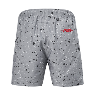 Pro Standard Atlanta Braves White Cement Shorts-Grey