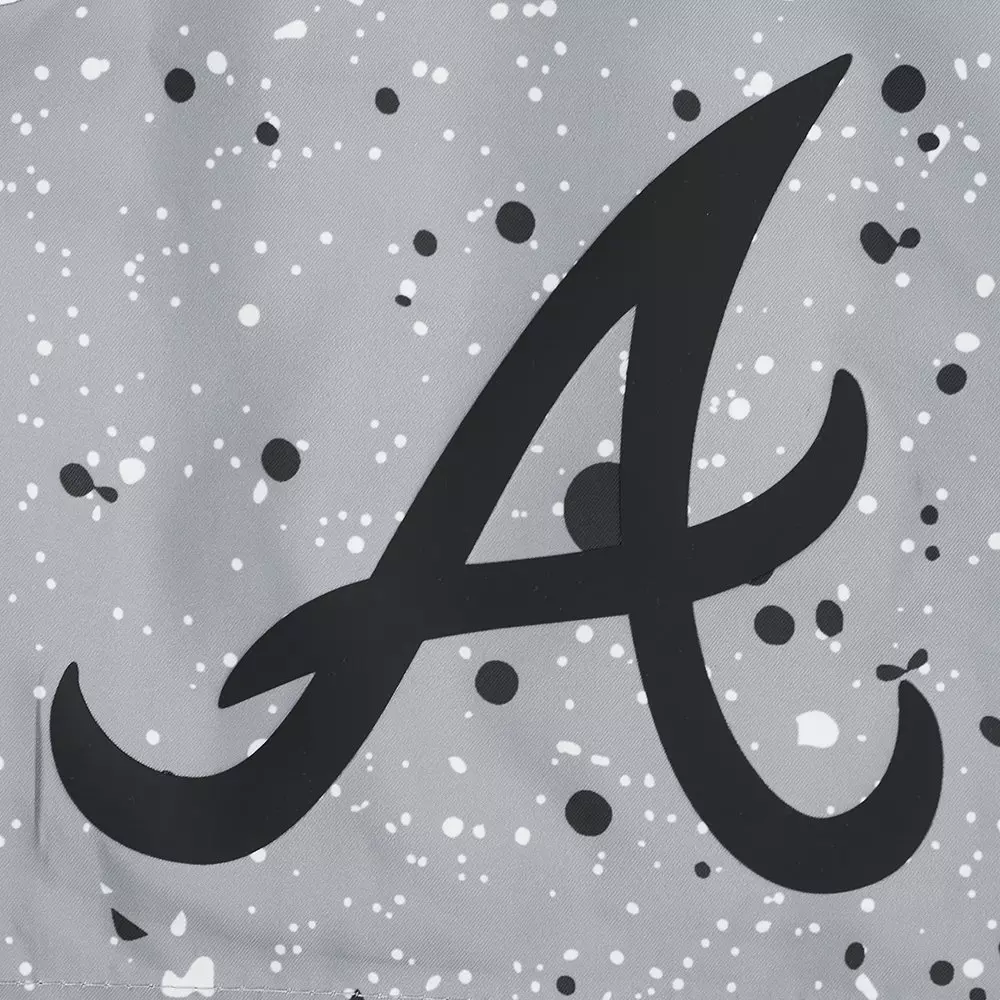 Pro Standard Atlanta Braves White Cement Shorts-Grey - GREY