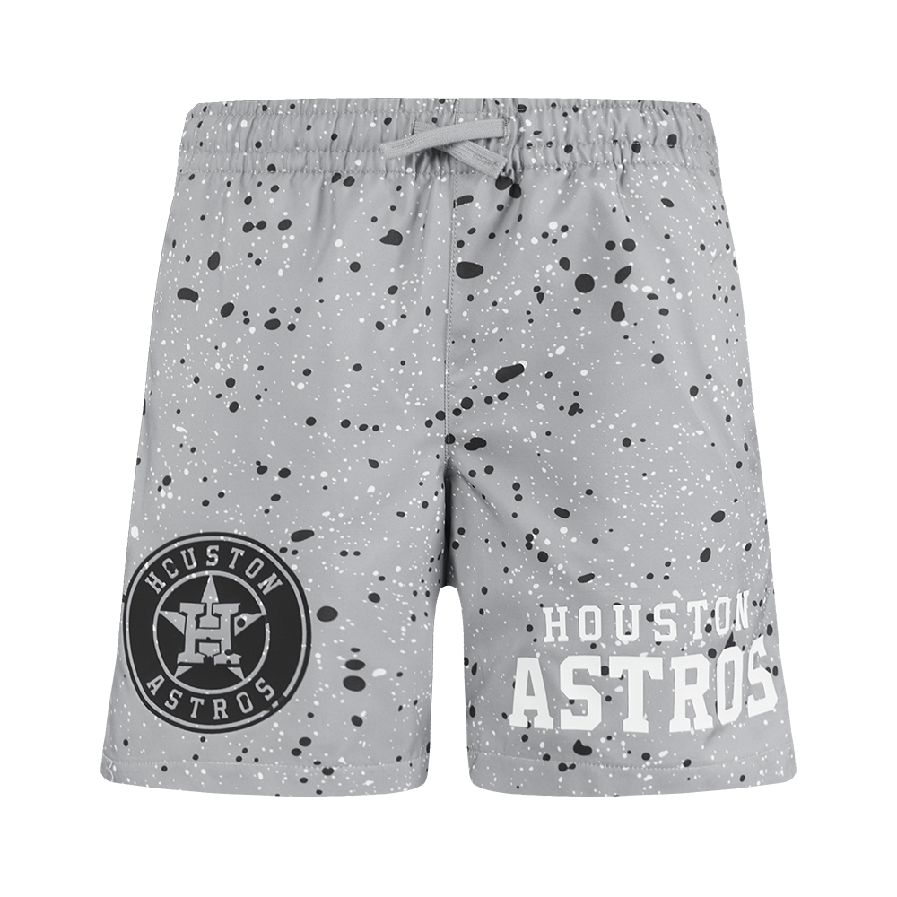 Pro Standard Houston Astros White Cement Shorts-Grey - GREY Thumbnail View 1