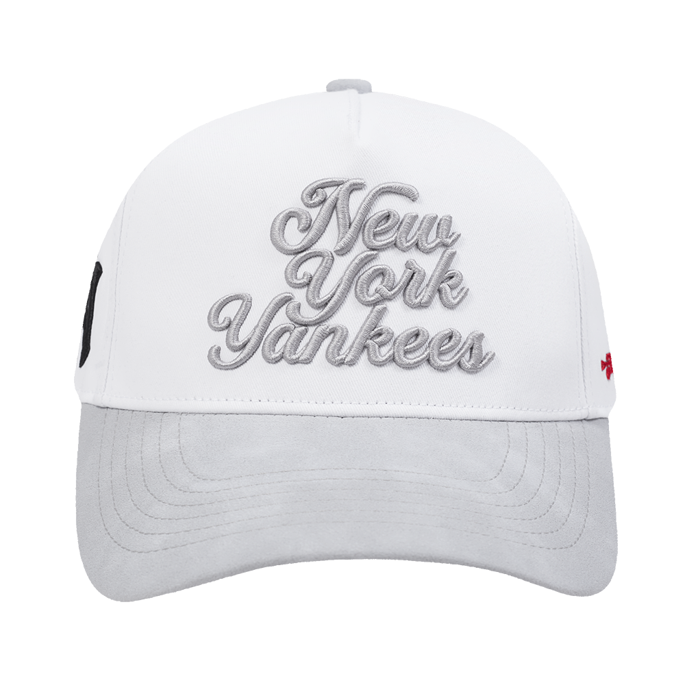 Pro Standard New York Yankees White Cement Adjustable Hat-White/Grey