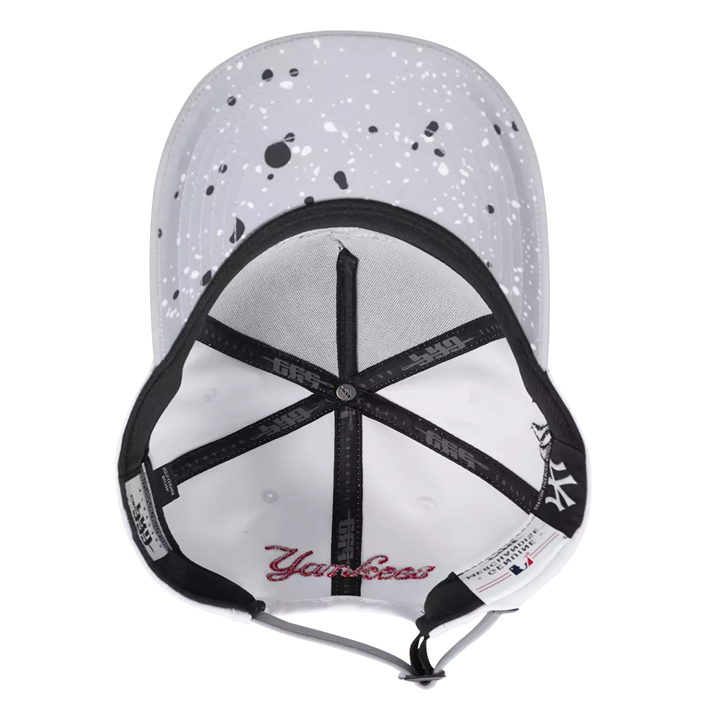 Pro Standard New York Yankees White Cement Adjustable Hat-White/Grey - WHITE/GREY