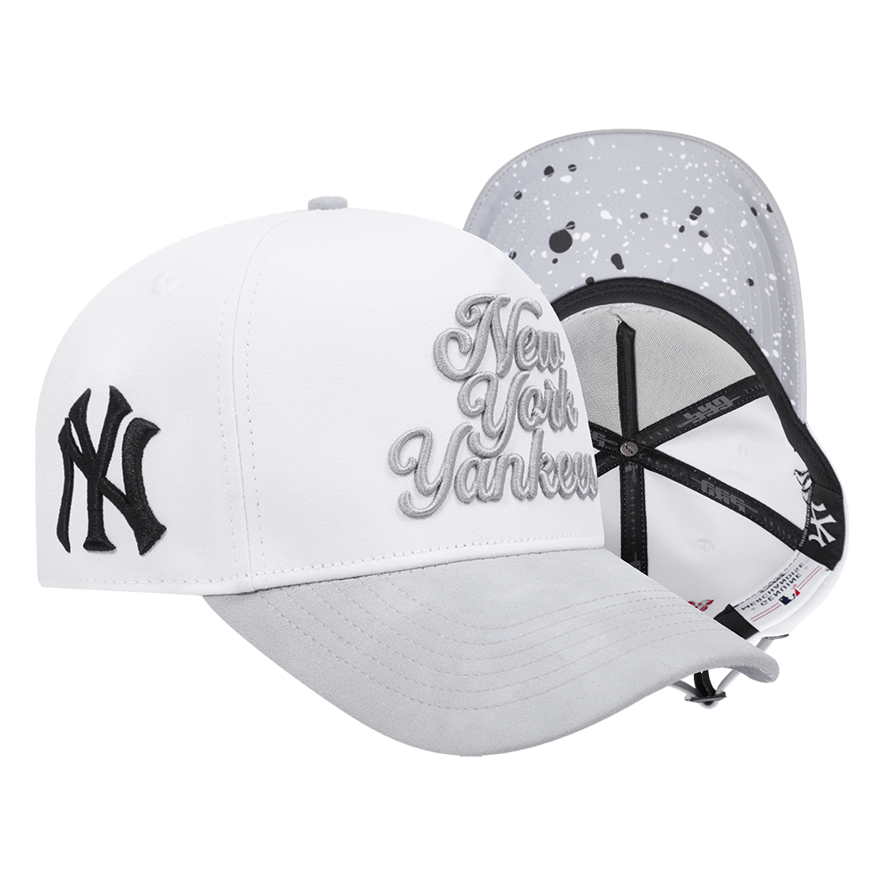Pro Standard New York Yankees White Cement Adjustable Hat-White/Grey