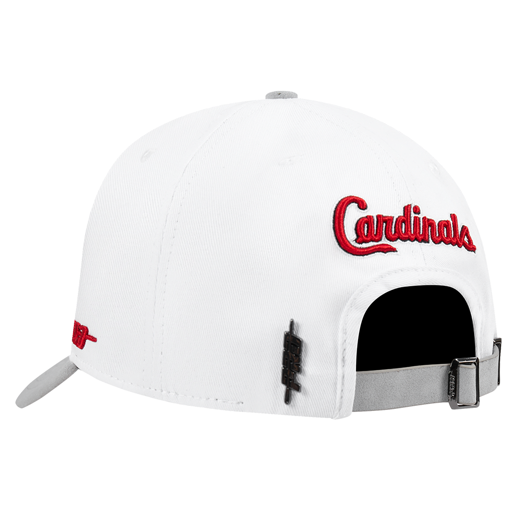 Pro Standard St. Louis Cardinals White Cement Adjustable Hat-White/Grey