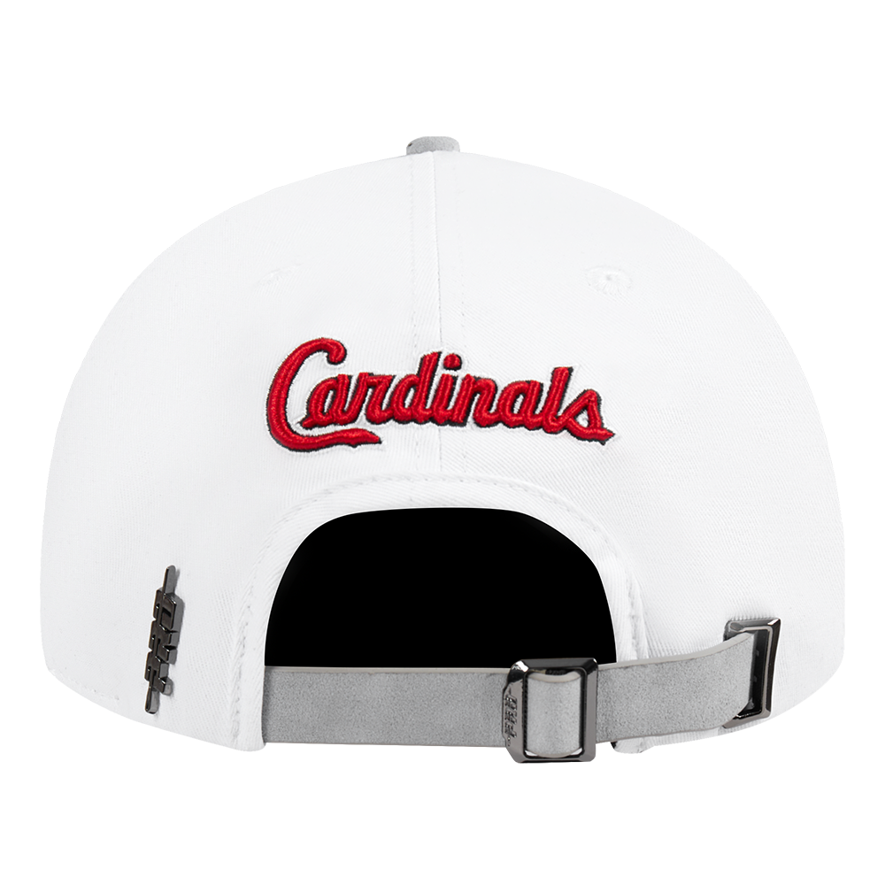 Pro Standard St. Louis Cardinals White Cement Adjustable Hat-White/Grey