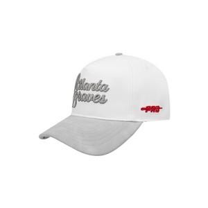 Pro Standard Atlanta Braves White Cement Adjustable Hat-White/Grey