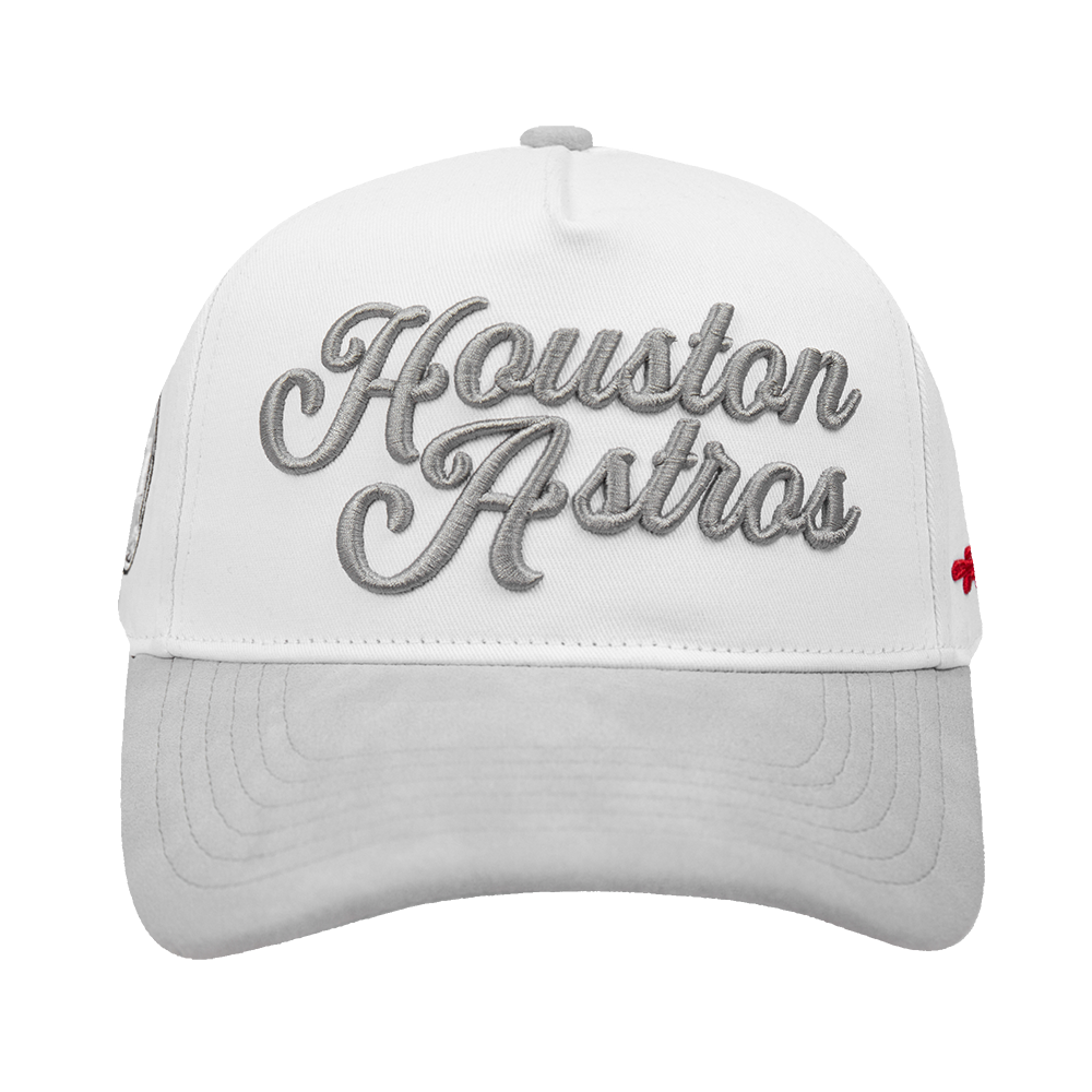Pro Standard Houston Astros White Cement Adjustable Hat-White/Grey