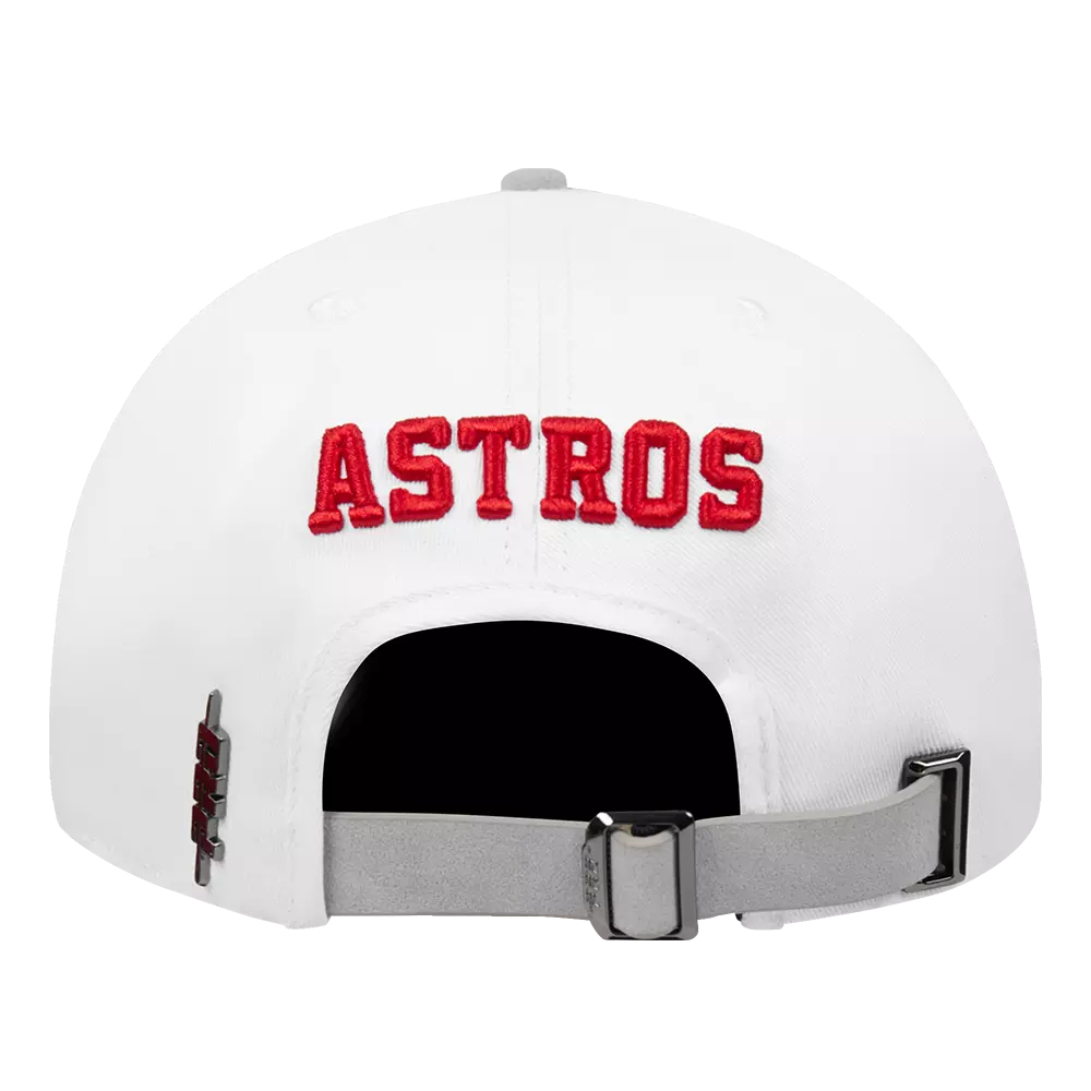 Pro Standard Houston Astros White Cement Adjustable Hat-White/Grey - WHITE/GREY